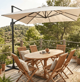 Parasol déporté...