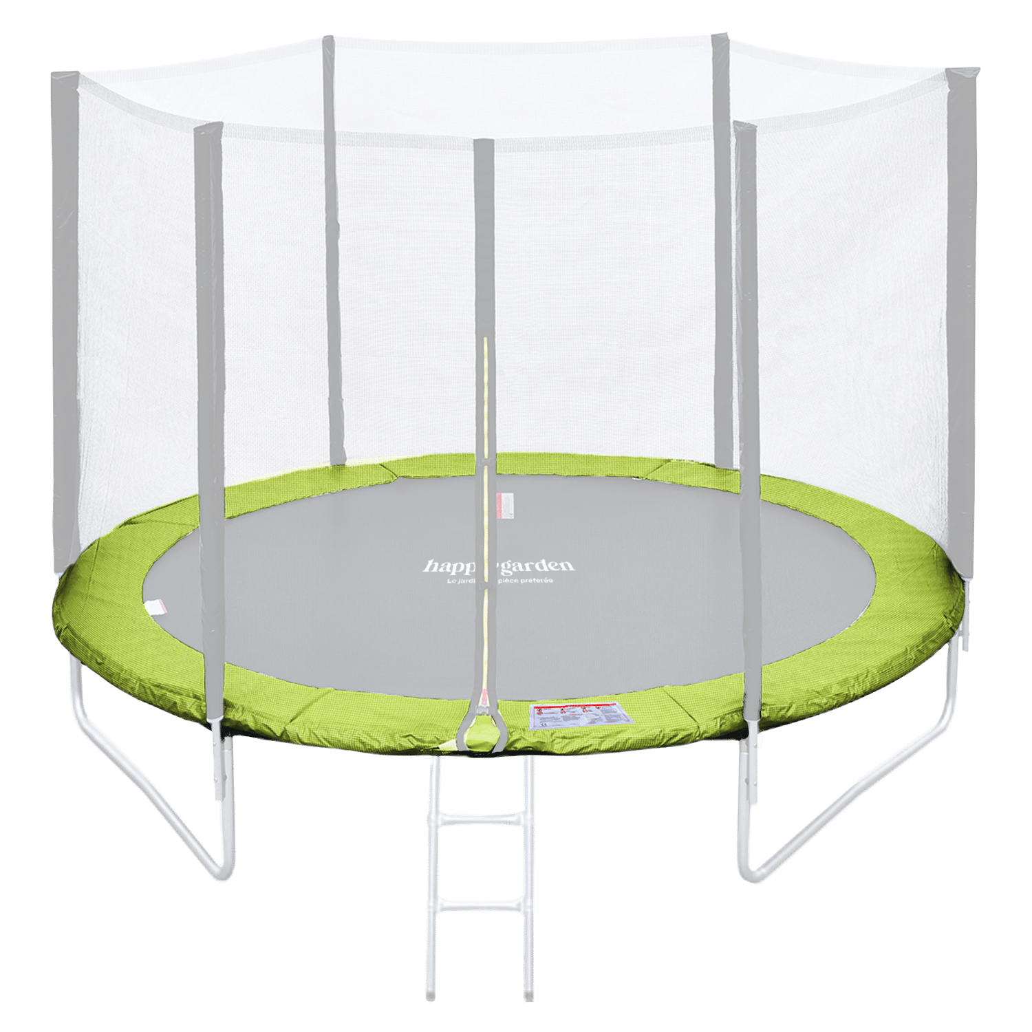 Matelas de protection réversible pour trampoline Ø180cm CAIRNS - vert/bleu