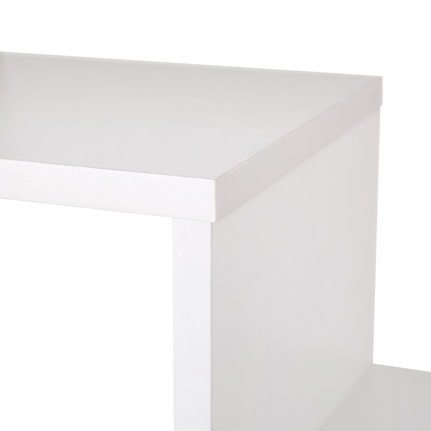 Bibliothèque 11 étagères multiformes blanche EMILY