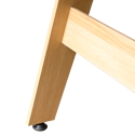 120cm tafelvoetbal wit en hout
