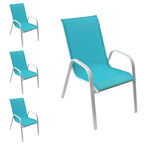 Lot de 4 chaises en...