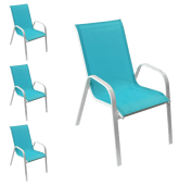 Lot de 4 chaises en...