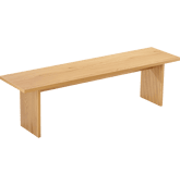 Banc en bois style scandinave