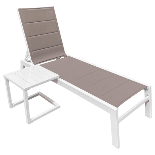 Set bain de soleil et table...