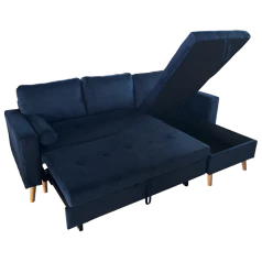 Sofá-cama de canto de 3...