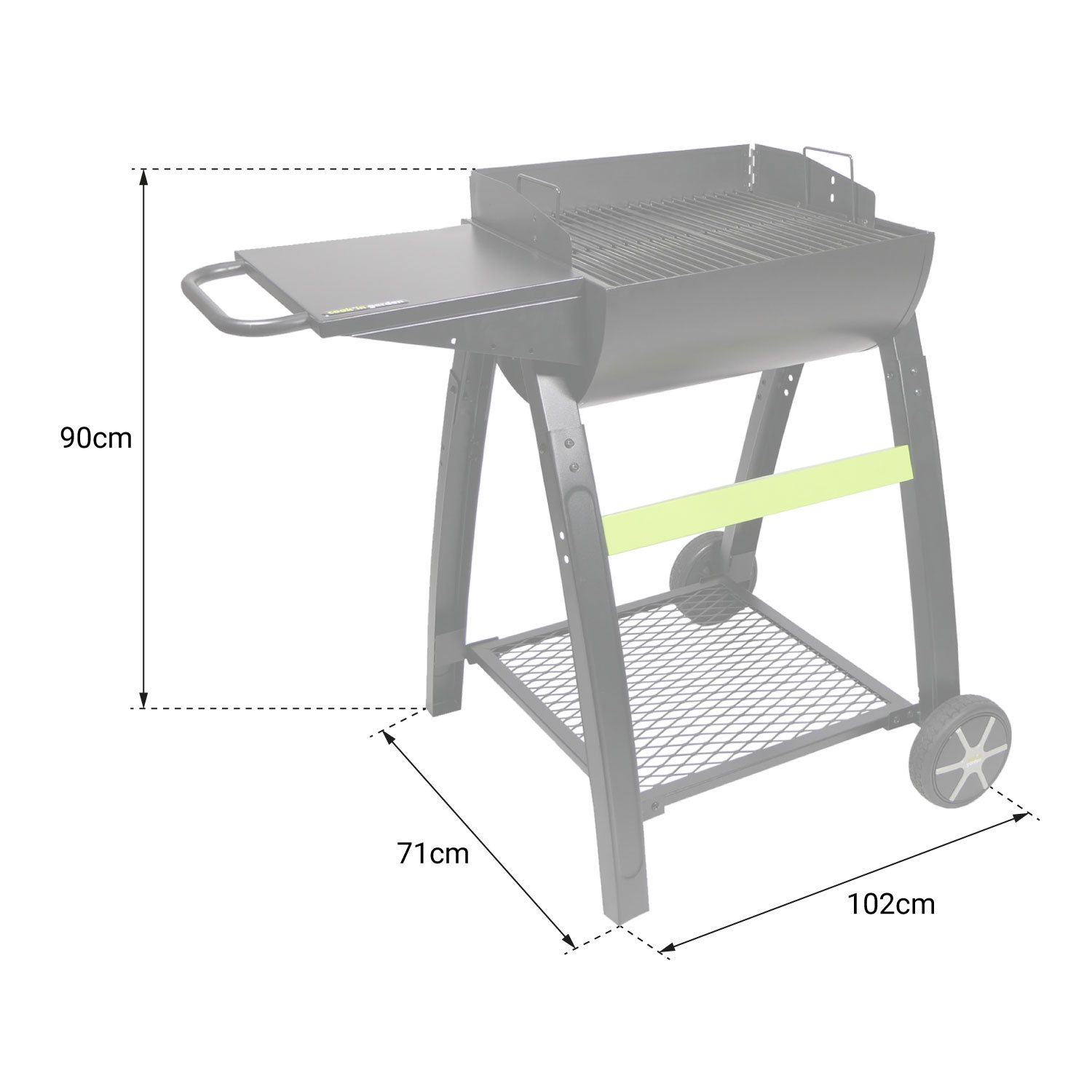 Cook'in Garden - Barbecue au charbon de bois TONINO 50