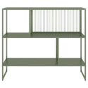 Étagère en métal vert kaki EMILIA