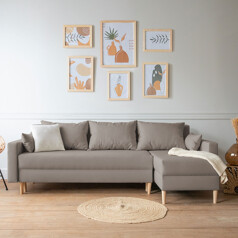 ANTONI 3-zits hoekbank in...