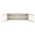 TV-meubel in metaal 120cm wit