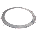 Wendematte für Trampolin Ø430cm MELBOURNE - grau/rosa