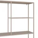 Estantería de metal 189cm color topo