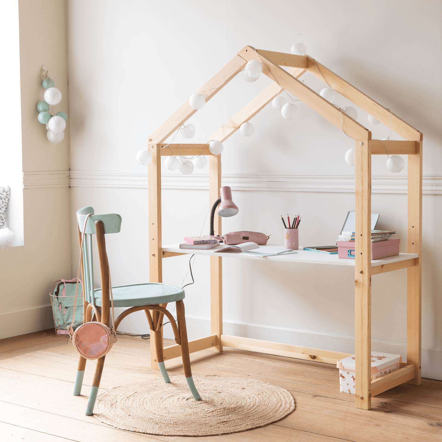 Bureau cabane évolutif pour enfant