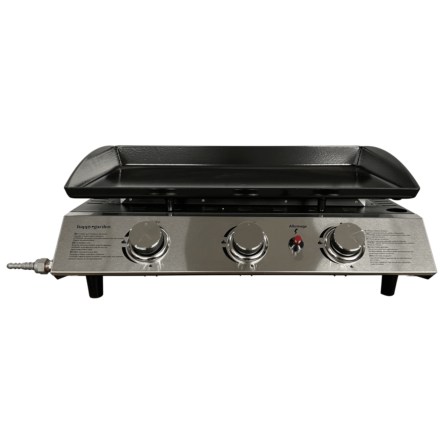 Bakplaat op gas SÉVILLE - 3 branders 7,5kW