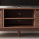 Mueble TV en madera oscura 160cm