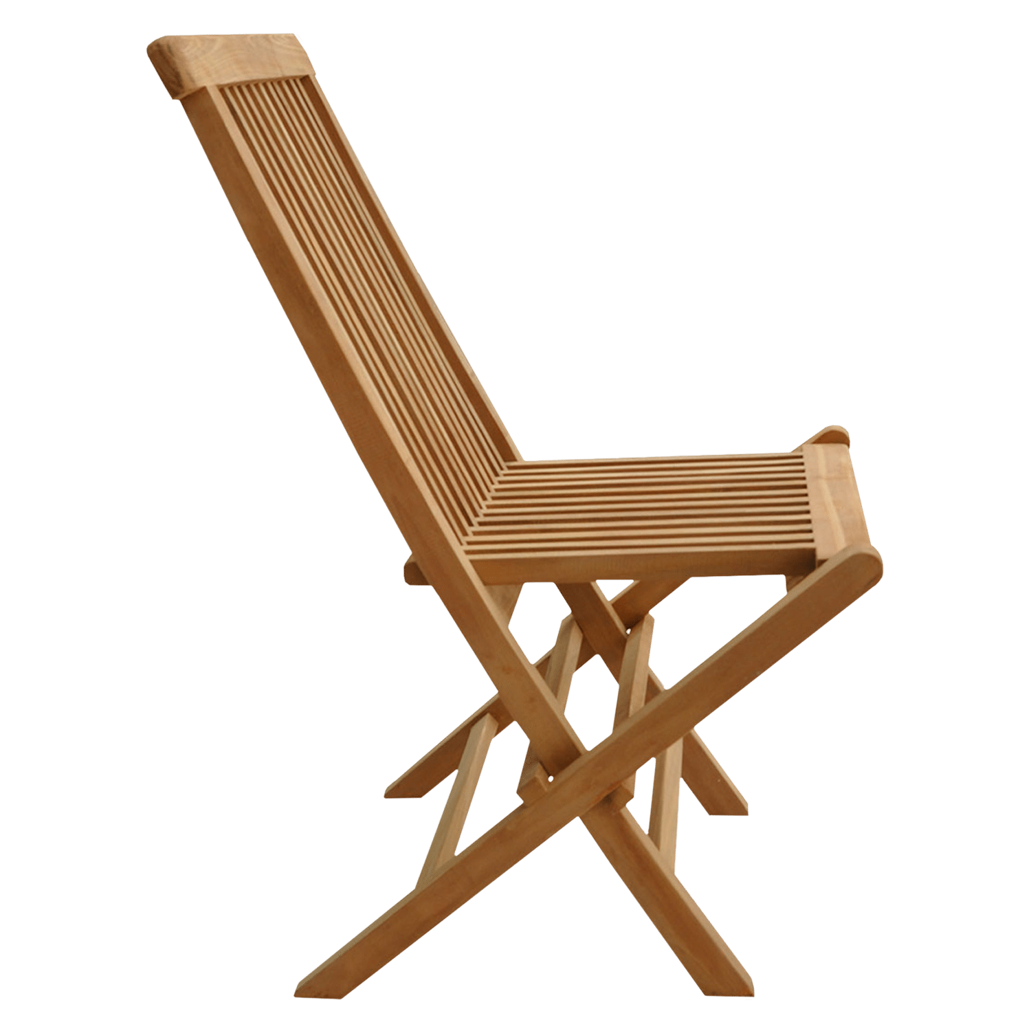 Set van 6 LOMBOK teakhouten tuinstoelen