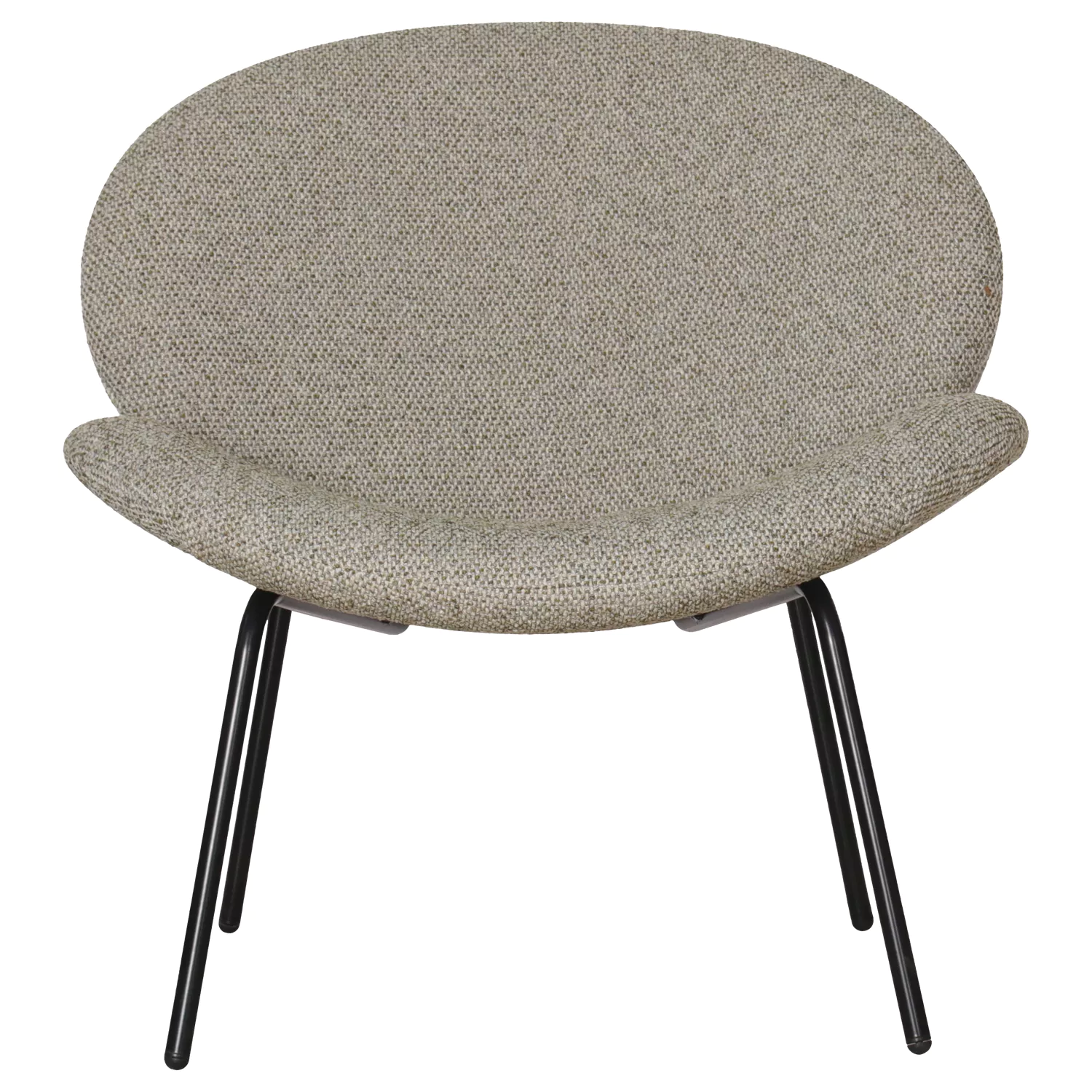 Cadeirão em tecido mosqueado verde SACHA