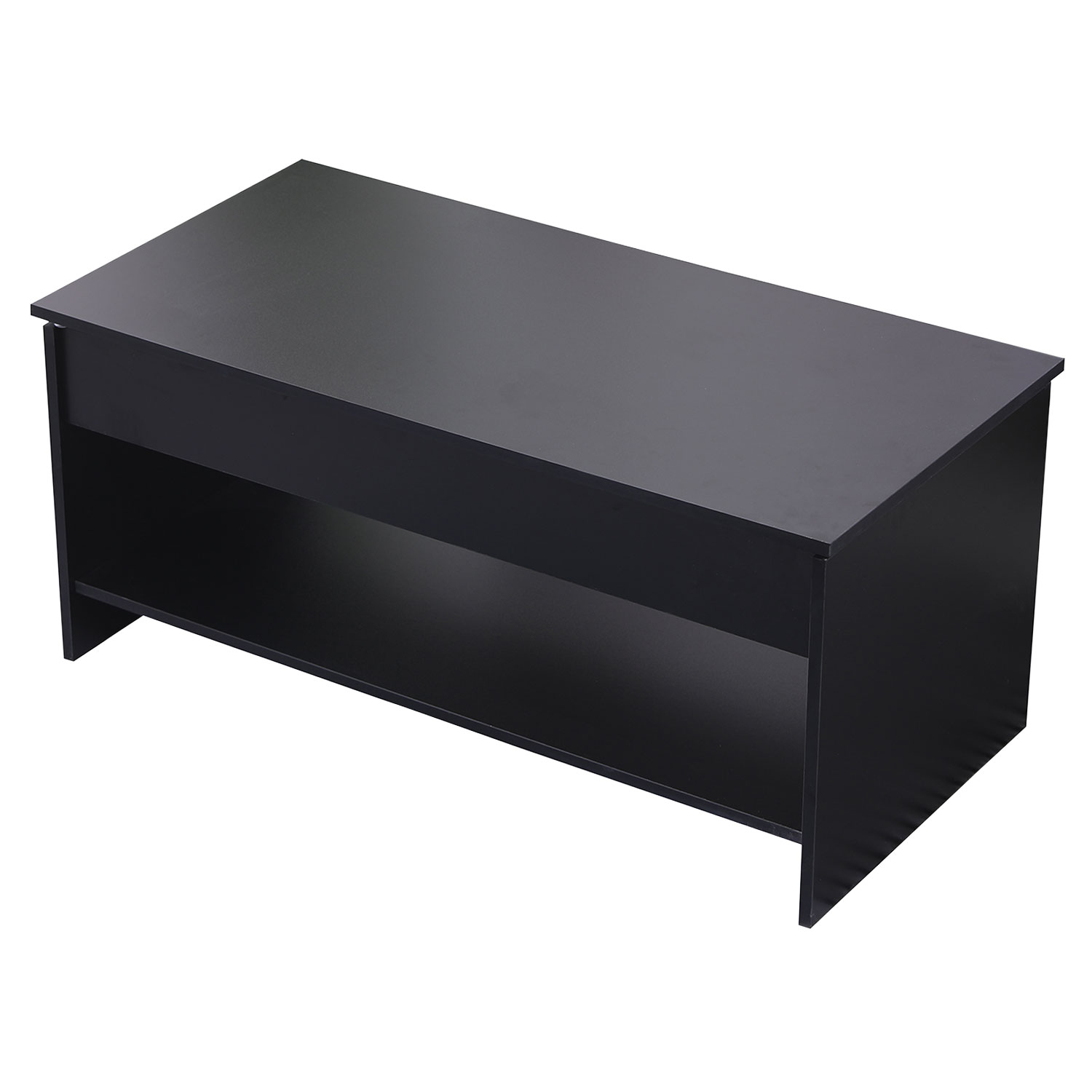 Table basse avec plateau relevable noire HEDDA