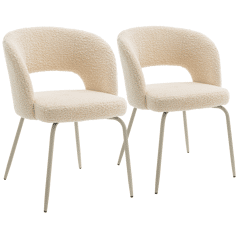 Set di 2 sedie FLAVIA beige...