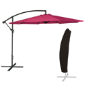 OAHU ronde parasol 3m diameter fuchsia + hoes