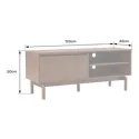 Meuble TV en bois 120cm SARAH