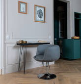 Tabouret de bar gris