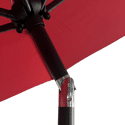 HAPUNA ombrellone rotondo diritto diametro 2,70m rosso