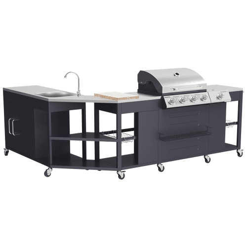 Cuisine d'angle d’extérieur...