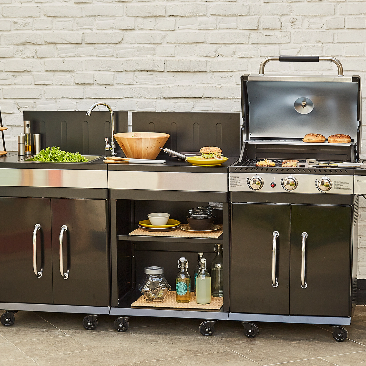 COOK'IN GARDEN - Cuisine extérieure modulable FIDGI 3