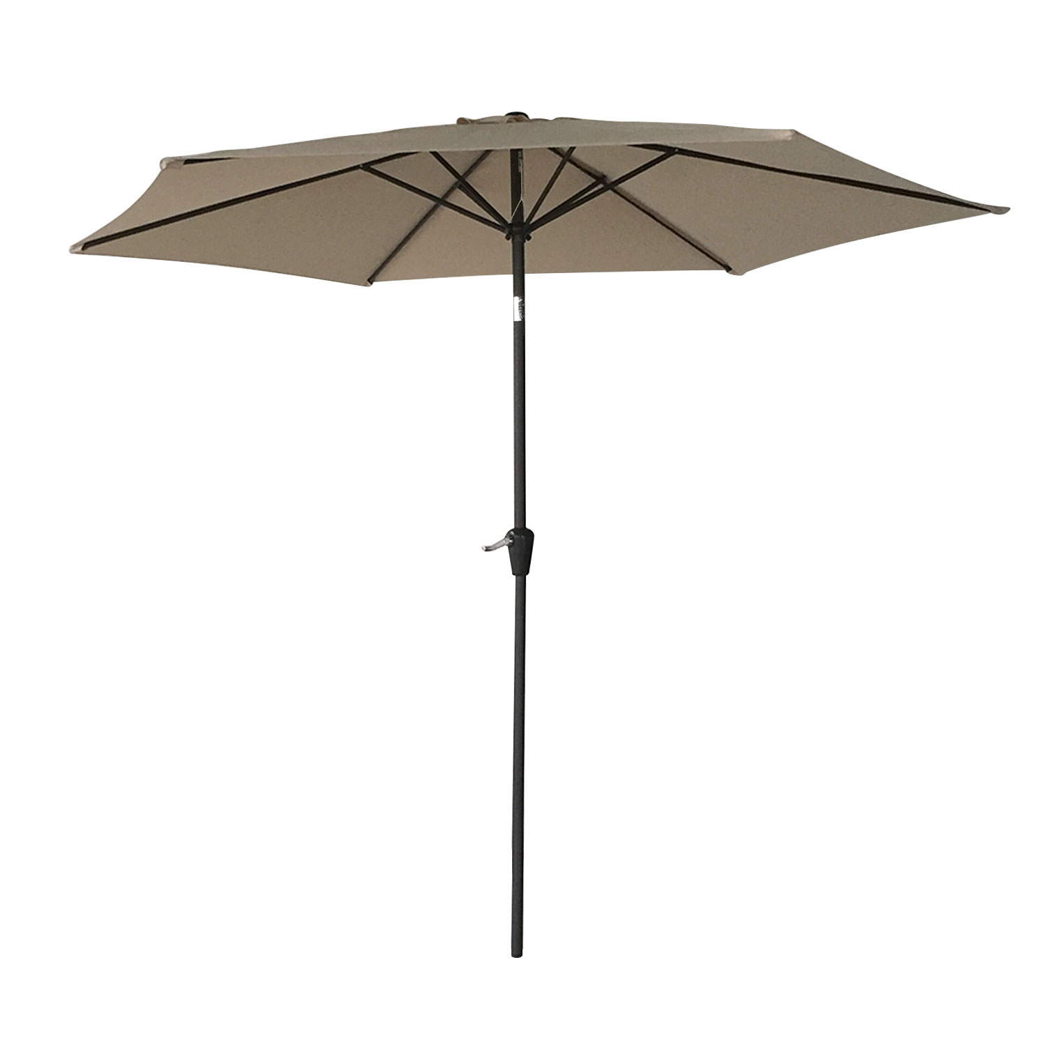 HAPUNA ombrello rotondo diritto 2,70m diametro taupe
