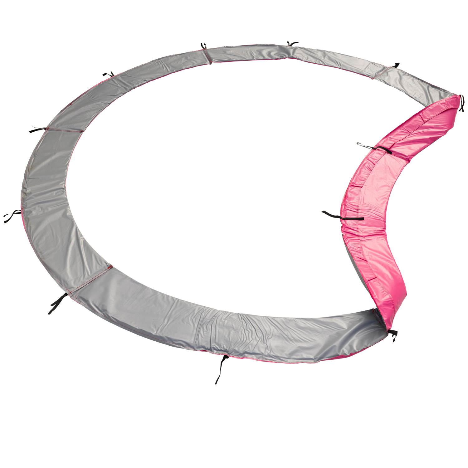 Tappeto di protezione reversibile per trampolino Ø430cm MELBOURNE - grigio/rosa