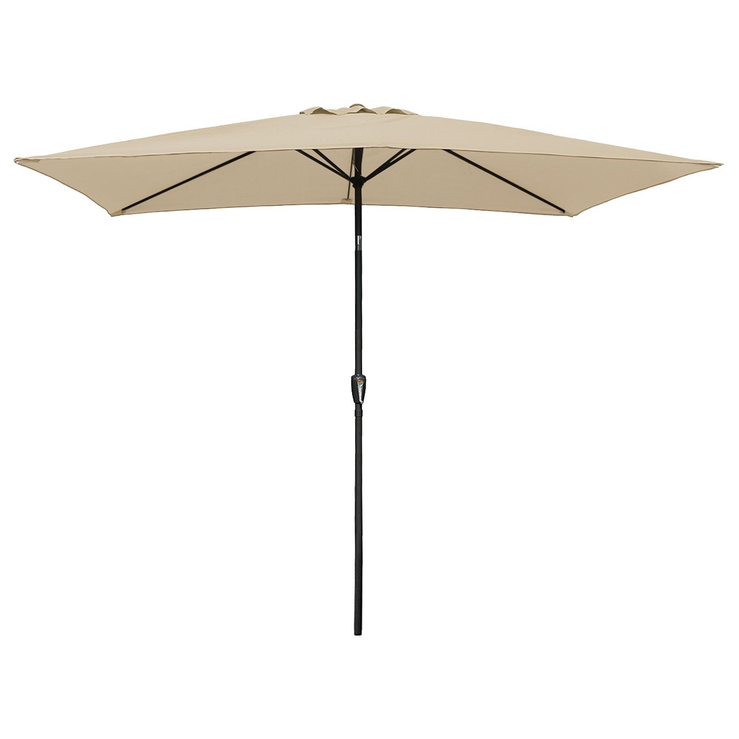HAPUNA rechthoekige rechte parasol 2x3m beige