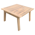Gartenmöbel aus Akazienholz 2-Sitzer GILI - Kissen Sand
