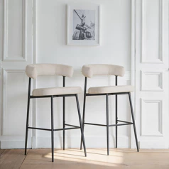 Pack de 2 taburetes de bar...