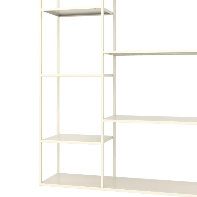 Metalen boekenkast 189cm wit - Happy Garden