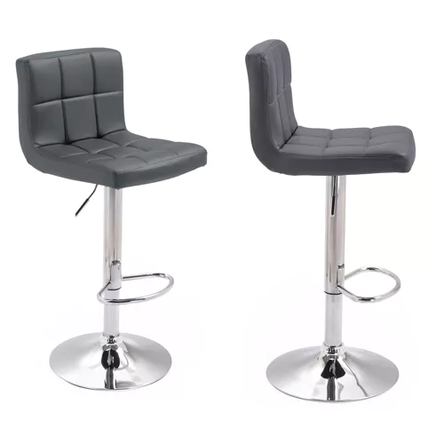 2er Set Barhockern grau MIKE