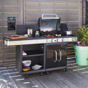 Cook'in Garden - Gasbarbecue FIDGI 3 met sideboard