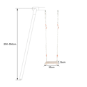 Soulet - Balançoire en bois réglable 2.50m/3.50m