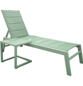 Conjunto de tumbona y mesa...