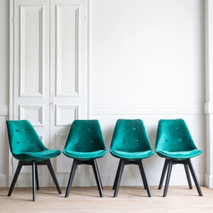 Conjunto de 4 cadeiras de...