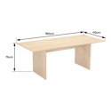 Table en bois style scandinave 180cm ALMA