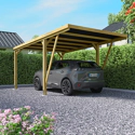 FOREST STYLE - Carport en pin VICTOR MODERN