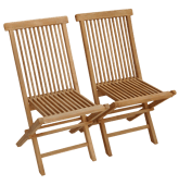 Lot de 2 chaises de jardin...