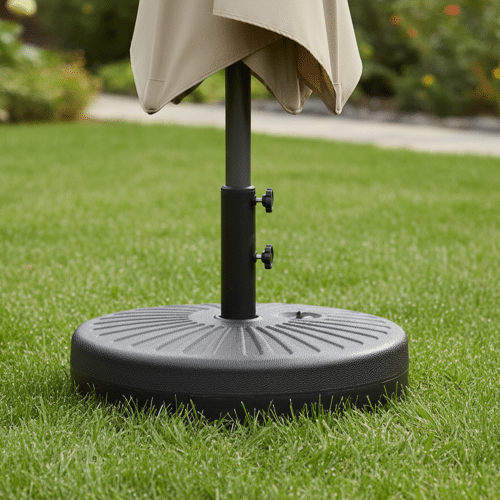 Base para sombrilla recta...