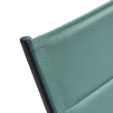 Bain de soleil en textilène vert d'eau - aluminium anthracite