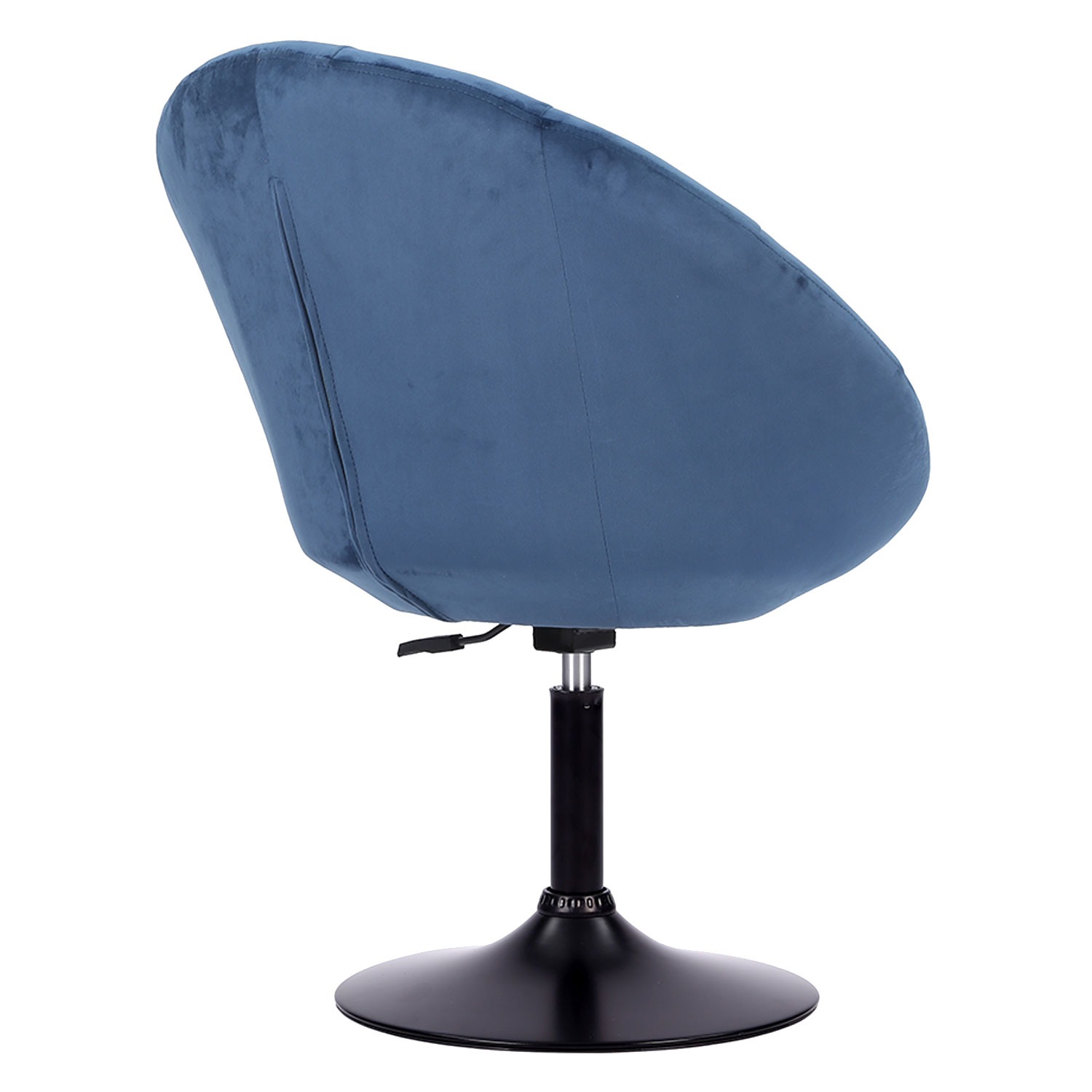 Tabouret de bar en velours bleu EDGAR