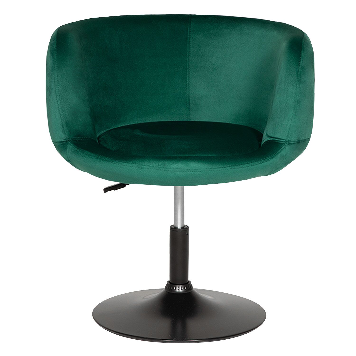 Tabouret de bar en velours vert NOLAN