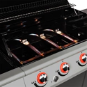 SOMAGIC - Barbecue au gaz MANHATTAN 400GPI - 4 brûleurs 14kW