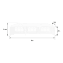 Tenda per ricevimenti 3 × 9 m ALIZÉ