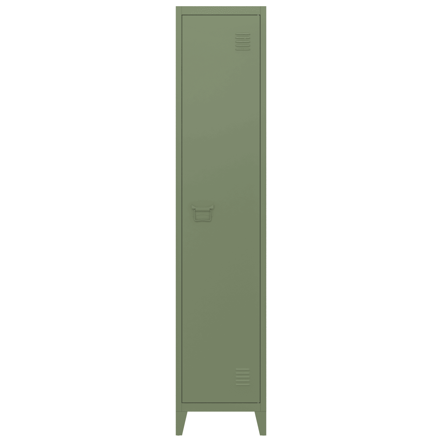 Armoire en métal 1 porte vert kaki