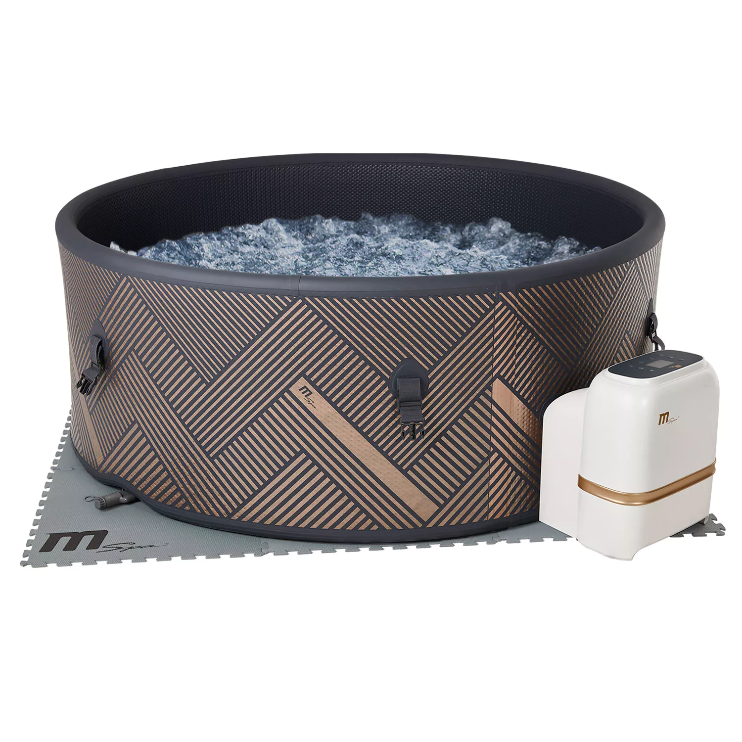 MSPA - Spa gonflable connecté rond Ø 192cm MONO - 8 places